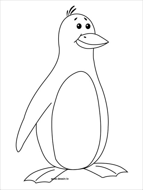 Adelie Penguin Coloring Page Coloringbay