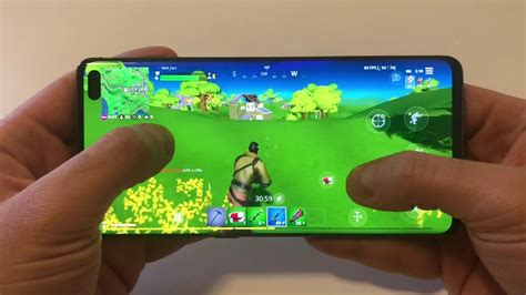 Fortnite Mobile Samsung Galaxy S10 S10 Plus 60 Fps Youtube