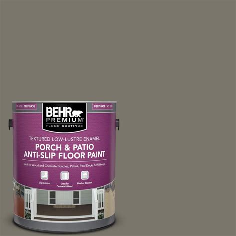 Behr Premium Gal Ppu Slippery Shale Textured Low Lustre Enamel