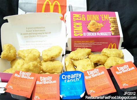 Keep the ketchup to one packet; Restaurant Fast Food Menu McDonald's DQ BK Hamburger Pizza ...