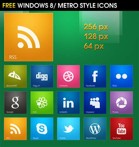 18 Windows 8 Style Icons Images Windows 8 Metro Icons Windows 8