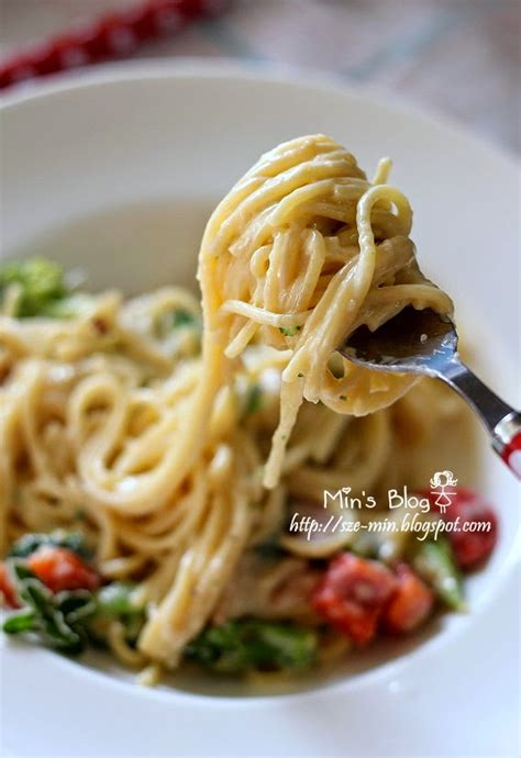 The website collected by this website comes from the. Min's Blog: 蘑菇培根白酱意大利面 Creamy Mushroom & Bacon Spaghetti