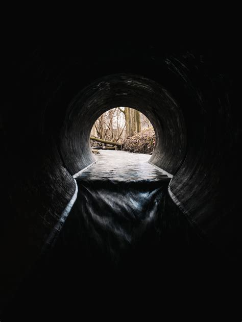 Tunnel With Tunnel During Daytime Photo Free Sewer Image On Unsplash
