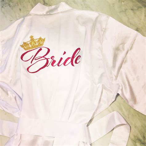 bridal robe bride robe bride to be robe wedding day robe etsy canada bridal robes bride
