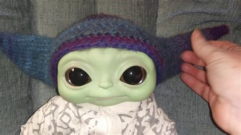 Crocheted Hat For Baby Yoda Youtube