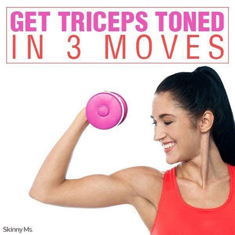 How To Get Triceps Toned In 3 Moves Triceps Tonedarms Armworkouts