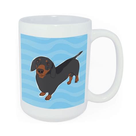 Dachshund Mug With Dog Walk Countdown Funny Dog Coffee Mugs Etsy