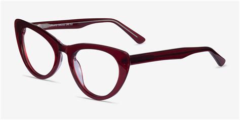 Legato Cat Eye Burgundy Glasses For Women Eyebuydirect Canada