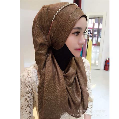 Popular Factory Wholesale Muslim Hijab Fashion Scarf Malaysia Arab