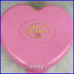 Lucy Locket Large Dream House With Polly Pocket Doll Heart Case Bluebird Vtg Vintage