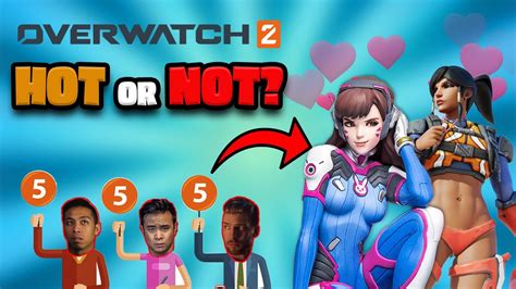 ranking the hottest overwatch characters part 1 hot or not youtube