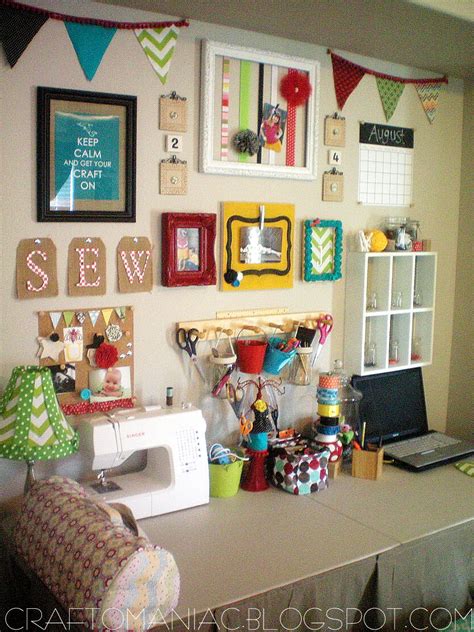 She had just moved into a new house, and needed help setting up the space. craft room organization