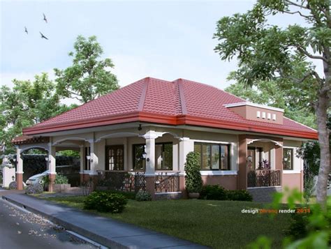 Looking for modern house plans? Modern Bungalow House of Traditional Touch with Splendid ...