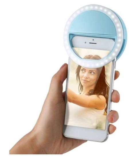 Generic Blue Na Selfie Flash Light 10 Cm Selfie Sticks