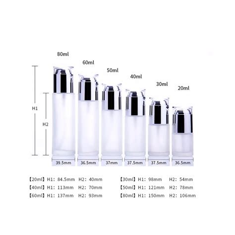 Packaging 30g 50ml 100ml White Frosted Makeup Jar Pump Lotion Acrylic