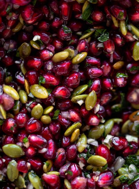 Like a small pepita d'oro (gold nugget), this recessed lamp is 'set' into the wall, emitting a warm, soft light. Roasted Kabocha Squash with Pomegranate Pepita Relish