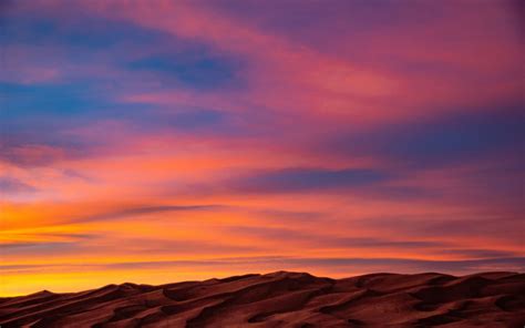 Download Wallpaper 3840x2400 Sand Desert Sunset Sky 4k Ultra Hd 16