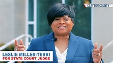 VOTE LESLIE MILLER-TERRY FOR CLAYTON COUNTY STATE COURT JUDGE - YouTube