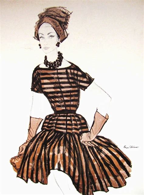 1960 Fashion Illustration By Brian Stonehouse Read More Pintucks 1000 Vintage Fashion