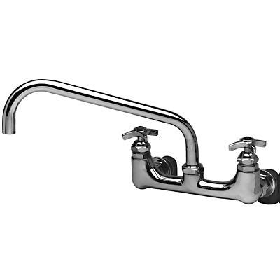 T&s redesigned it's popular concealed wide body faucets to save you time and money, so now, installation is easier. T&S Brass B-0290 - Faucet - Wall Splash Mount - High ...