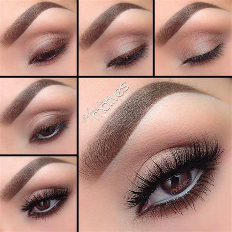 Easy Eye Makeup For Brown Eyes Step By Step Eyeshadow Maquillage Eyebrow Maquiagem Foxy Sombra