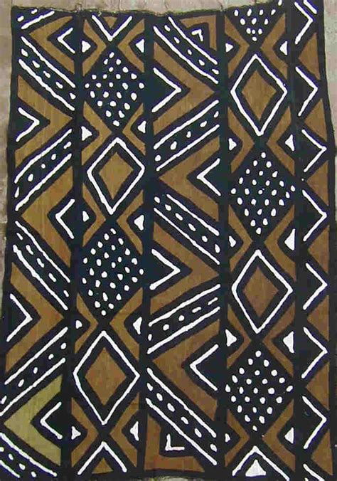 African Mudcloth From Mali Traditional Fabric Textile Art African