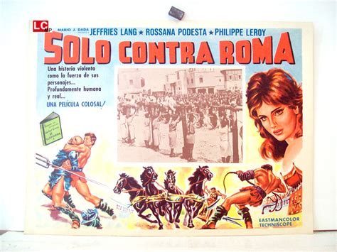 Solo Contra Roma Movie Poster Solo Contra Roma Movie Poster