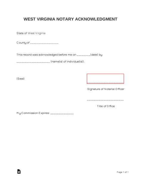 Notary Printable Form Printable Forms Free Online