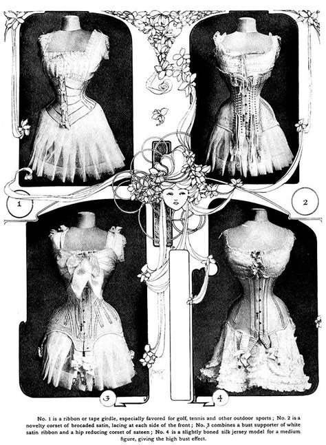 Inspiration 1905 Corsets Wearing History™ Intimate Apparel Edwardian Corsets Corset