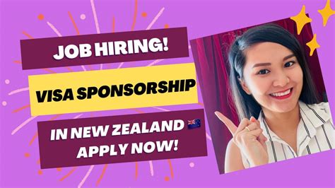 Part 1job Hiring With Visa Sponsorship In New Zealand March 2023 Apply Now Youtube