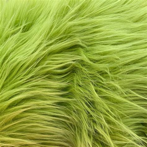Eden Olive Green Shaggy Long Pile Soft Faux Fur Fabric For Etsy