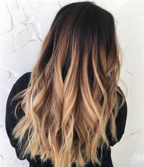 Her natural color is almost black, and then the rest of the hair transitions down into a saturated. 60 Best Ombre Hair Color Ideas for Blond, Brown, Red and ...