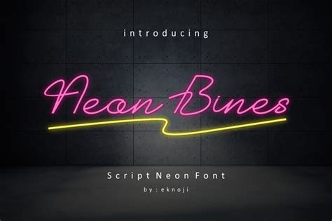 Neon Bines Font