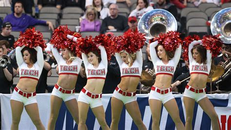 Cheerleaders Mascots And Fans Of The Ncaa Tournament