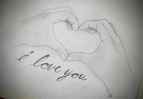 Heart Handsi Love Youdrawingsketch Love Heart Drawing Sketches Of