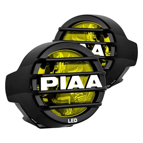 Auxiliary lighting, fog light, round, with relay and wiring harness, universal, kit. PIAA® 22-05370 - LP530 3.5" Round Ion Yellow LED Fog Lights