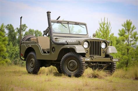 The 1952 M38 A1 Was A Military Vehicle That Was Frequently Fitted With