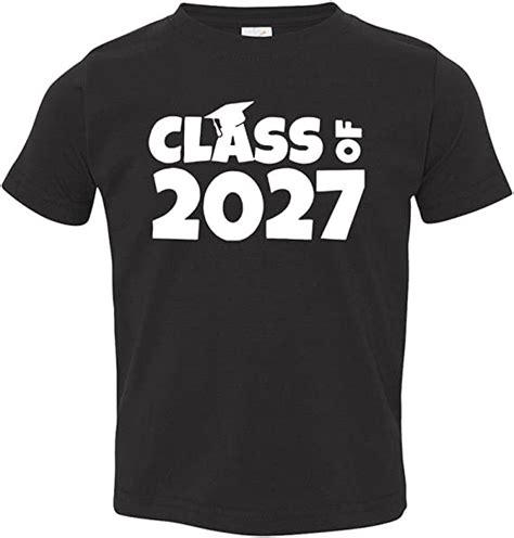 Allntrends Toddler T Shirt Class Of 2027 Kids Funny T Shirt Amazonca