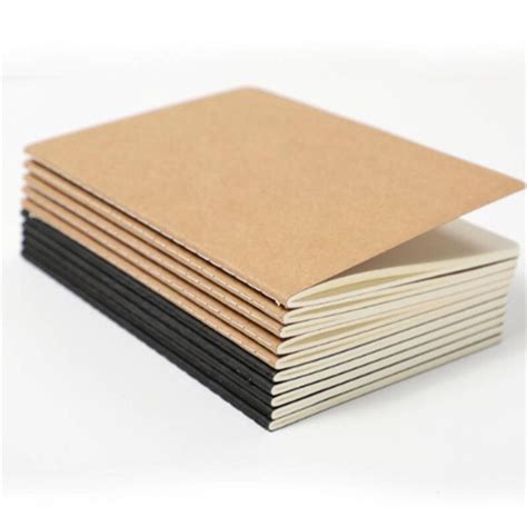 Wholesale Blank Kraft Paper Notepads B5 Student Exercise Book 80 Sheets
