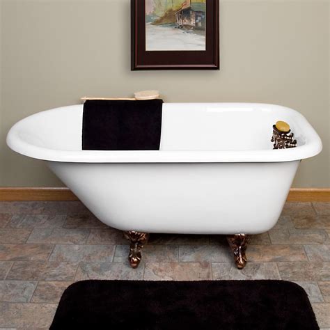 Check spelling or type a new query. Miya Cast Iron Roll-Top Clawfoot Tub - Bathtub - Bathroom ...