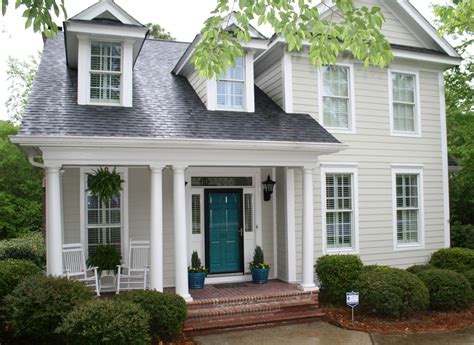 Teal Front Door Amy Spencer Interiors Exterior Paint Colors For