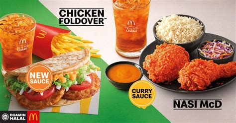 Enjoy 10% off when you purchase these. McDonald's Chicken Foldover and Nasi McD
