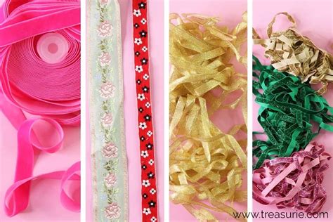 Types Of Ribbon Best Ribbon Styles For Crafts Treasurie 10 Yards