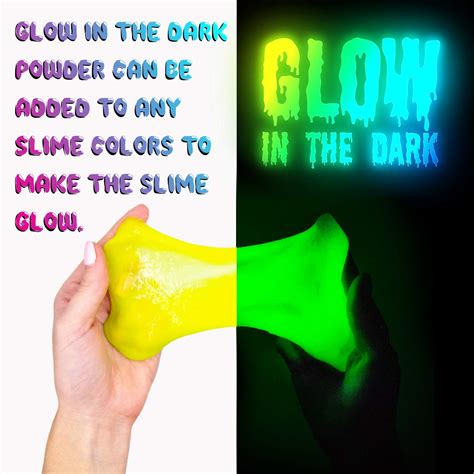 Diy Slime Kit Toy For Kids Girls Boys Ages 5 12 Glow In The Dark