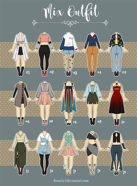 Open 115 Casual Outfit Adopts 11 By Rosariy On Deviantart With