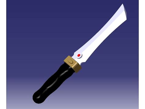Tokyo Ghoul Juuzou Suzuyas Knife By Davcat 3d Model