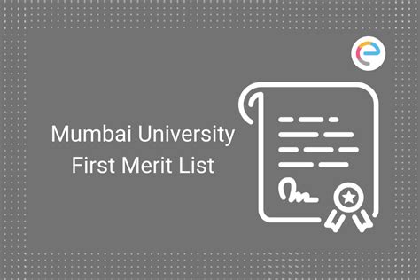 Mumbai University First Merit List Date 2021 Mu 1st List