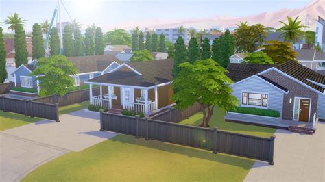 Three Houses On One Lot The Sims 4 Speed Build Youtube
