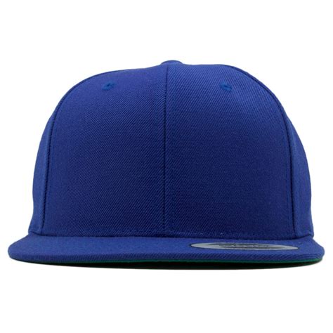 Blank Blue Adjustable Snapback Plain Blue Snapback Hat Cap Swag