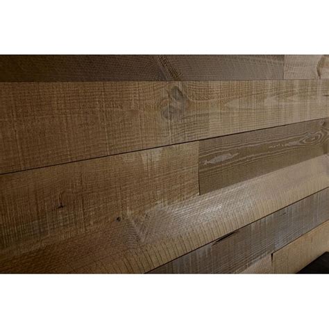 Timberwall Barnwood 97 Sq Ft Heritage Brown Wood Wall Plank Kit In The